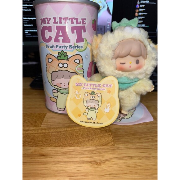 My Little Cat Fruit Party Series - Pineapple Cat - Picture 5 of 5